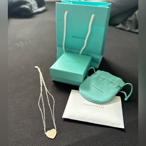 Tiffany & Co. Return To Tiffany Rose Gold Heart with Double Chain🩵
